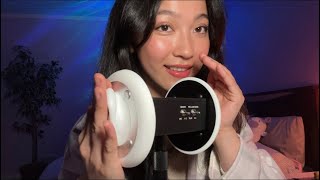 ASMR Deep Breathing in your Ears amp Ear Rubbing Tapping Massage 💆🏻‍♀️ [upl. by Novj35]