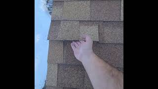 Brittleness Test on Shingle Roof roof inspection insurance construction diy shingleroof [upl. by Alfonse]