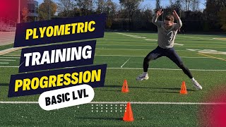 PLYOMETRIC TRAINING PROGRESSION  BASIC LEVEL  TECHNICAL ANALYSIS [upl. by Enrobialc]