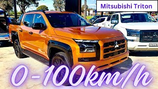 2024 Mitsubishi Triton 0100Kmh [upl. by Annahsohs978]