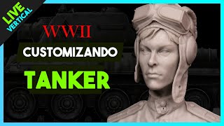 Customização TANKER da Segunda Guerra Mundial WW2 na Vertical [upl. by Avika135]