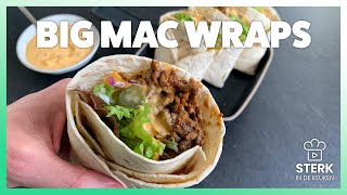 Big Mac Wrap  Koken amp bakken met SterkInDeKeuken [upl. by Batha]