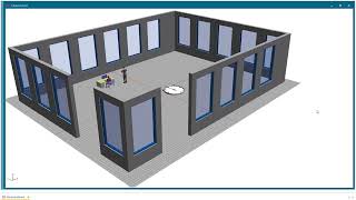 Tecnomatix Plant Simulation  How to Create office in Production  English Version [upl. by Couhp917]