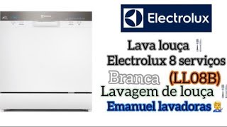 Lava louça Electrolux 8 serviços ll08b [upl. by Adirf]