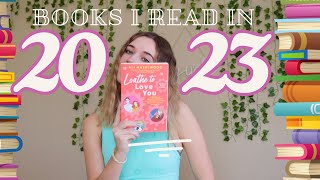 THE BOOKS I READ IN 2023  Book Haul [upl. by Tini]