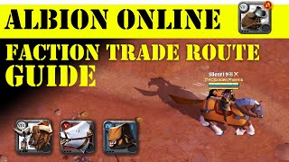 Albion Online Faction Trade run Guide  All in one [upl. by Hanimay594]