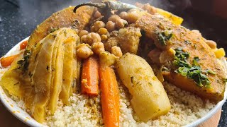 Recette simplifiée du Couscous à la marocaine étape par étape  pour DÉBUTANT [upl. by Osnola]