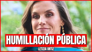 Letizia Ortiz HUMILLADA por COMPLETO PÚBLICAMENTE por la PRENSA CORTESANA [upl. by Ahsil]