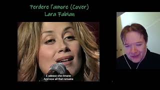 Lara Fabian  Perdere lAmore  reaction [upl. by Quillan]