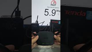 Tenda 4G03 Pro Sim Card 4G LTE Modem can support PowerBank and speed test with UMobile [upl. by Niroht229]