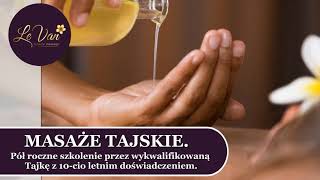 Masaż tajski masaż klasyczny licencjonowany fizjoterapeuta Lublin Jolanta Le Van Mobile Massage [upl. by Attaynik]