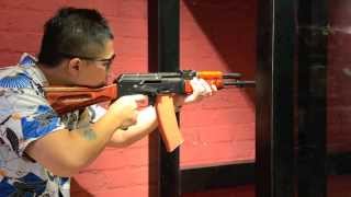 GHK AK74 GBB Rifle Review [upl. by Knorring]