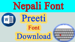 Nepali Font Download in Computer  Nepali Font kasari Download garne  Preeti Font Download [upl. by Alysa974]