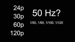 What happens if you record NTSC frame rates in a PAL region at different shutter speeds [upl. by Idak789]