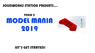 Solidworks Station Model Mania 2019 Phase 2 [upl. by Juna175]