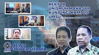 NEWS UNIVERSITARIA REKTOR UNISMUH KUNJUNGI KAMPUS UMSU [upl. by Melgar]