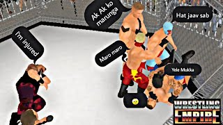 Cage match 6 Men Tag Team Elimination Brock Lesnar Killed them all  Wrestling Empire Gameplay [upl. by Otsirc]