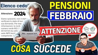 INPS⚠️ PENSIONI FEBBRAIO 2024 ➡ CEDOLINI e DETTAGLIO BLOCCATI con NOVITà AUMENTI NETTI quando [upl. by Aikas]