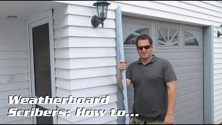 Weatherboard Scribers How to mark cut and fit [upl. by Ahto]