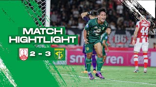 HIGHLIGHTS MATCH  PERSIS 2  3 PERSEBAYA  OFFICIAL PERSEBAYA [upl. by Yrffoeg]