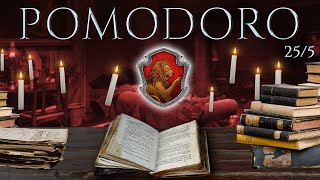 GRYFFINDOR 📚 POMODORO Study Session 255  Harry Potter Ambience 📚 Focus Relax amp Study in Hogwarts [upl. by Constancy435]