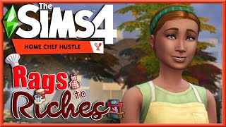 🍕 Rags to Riches Challenge  The Sims 4 Home Chef Hustle  Part 1 🧁 [upl. by Ainesell]