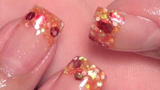 Using Builder Gel And Acrylic to do a Fill  Rebalance [upl. by Ahsikit242]