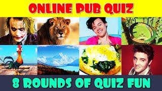 Pub Quiz Part 1  Online Pub Quiz 🧠 🍻 [upl. by Ericksen307]