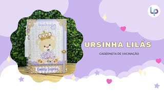 Caderneta de Vacinação Personalizada  Ursinha Princesa [upl. by Blanchette]