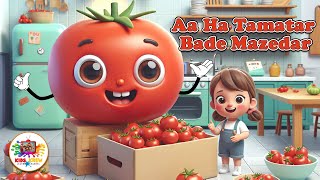 Aha Tamatar Bade Mazedaar  Tamatar Song  Kids Krew Hindi Rhyme  Best songs for kids [upl. by Kazue]