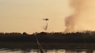 INCENDIO CERCA DEL CAMPING NUDISTA DE ALMAYATE MÁLAGA [upl. by Lepine]