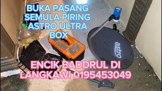 Astro Ultra Box  Buka Pasang Semula Piring Astro Ultra Box [upl. by Ledda]