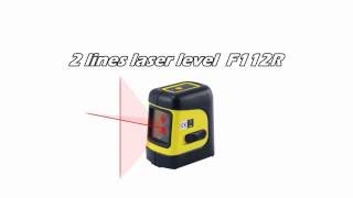 Firecore SelfLeveling 2 lines F112R laser level [upl. by Rhoads]