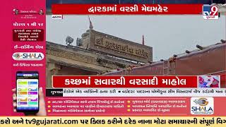 Dwarka mandir drenched in rain drizzlers  Gujarat Rains  Monsoon 2023  Weather Updates [upl. by Aserat229]