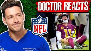 Doctor Reacts To Devastating NFL Injuries [upl. by Nic932]