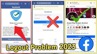 Facebook Keep Your Account Safe Problem Solved  Enable 2FA Authentication Problem FB 2मिनट में open [upl. by Pretrice]