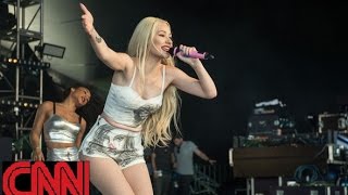 Iggy Azalea Breaks Ankle On Stage  Cm News HD [upl. by Somisareg]