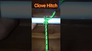 Clove Hitch knottying hitchknot rope topknot halfhitchknot knot tutorial knottutorial [upl. by Garlen19]