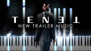 TENET New Official Trailer Music Synthesia Piano TutorialSHEETSampMIDI [upl. by Eeslek]