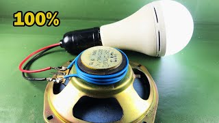 2021 Free Energy Generator Coil Self Running Using By Speaker Magnet 100 [upl. by Viglione]