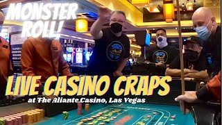 Live Casino Craps at the Aliante Casino Hotel and Spa in Las Vegas [upl. by Llehcram]