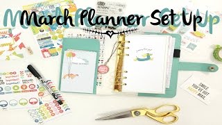 March Planner SetCocoa Daisy Planner Kit  OhSoFawn [upl. by Namyl217]