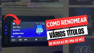 Como renomear vários títulos de músicas de uma só vez [upl. by Trubow352]