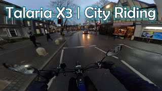 Talaria X3 Vlog 1  City Riding [upl. by Aillimat]