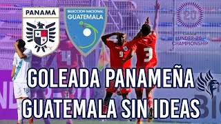 PANAMÁ GOLEA A GUATEMALA l PREMUNDIAL SUB 20 DE LA CONCACAF l GUATEMALA A PUNTO DE SER ELIMINADA [upl. by Yhprum]