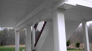 Dry space below undermount deck ceiling system by DecksNJcom [upl. by Naeroled]