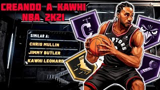 MEJOR ARQUETIPO ALERO DEFENSOR NBA 2K21 Como crear a Kawhi Leonard NBA 2K21 [upl. by Fadas]