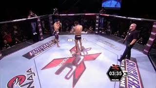 Mae Geri Kick in MMA knock out [upl. by Helsell]