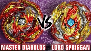 DUALSPIN SHOWDOWN  Master Diabolos Gn VS Lord Spriggan BlDm  Beyblade Burst GTRise [upl. by Severn137]