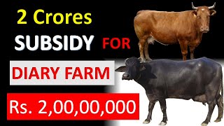 Central Government Subsidy Scheme for Diary FarmsNDDB SchemeHow to get subsidy for dairy farm [upl. by Piderit]